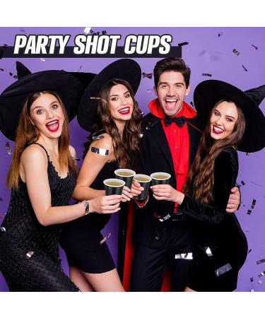 200 Disposable 2oz Black Shot Cups - Perfect for Parties, Sampling, and Tastings - Buy Online on GoSupps.com