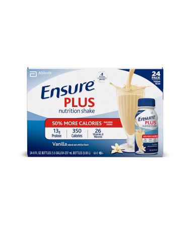 Ensure Plus Homemade Vanilla Shake (8 oz. bottles 24 pk.) (pack of 2)