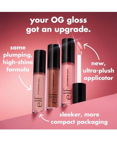 e.l.f. Lip Plumping Gloss - Volumizing & Hydrating Pink Cosmo 0.09oz | International Shipping Available - Buy Online on GoSupps.com
