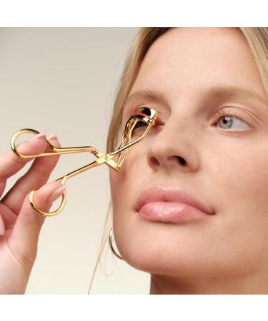 Tana Gold Eyelash Curler with 3 Replacement Pads | Gold-Plated Curler for All Eye Shapes - International Shipping Available - Buy Online on GoSupps.com