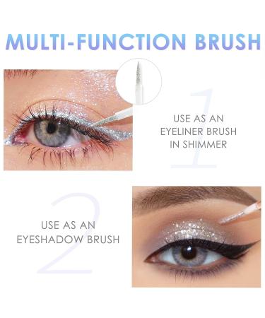 FOCALLURE Glittering Liquid Eyeshadow - High-Impact, Long Lasting, Quick-Drying, Crease Resistant - 01 Gray Lily - Buy Online on GoSupps.com