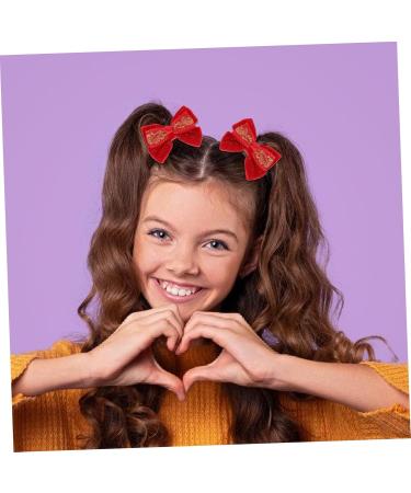 FRCOLOR 3 Pairs Bow Hairpin Hair Clips for Little Girl Chinese Hair Clip Chinese Hair Barrettes Hair Accessories for Girl Chinese Hair Accessories Hairclips Bow Tie Asia Fabric Girl Child - Buy Online on GoSupps.com
