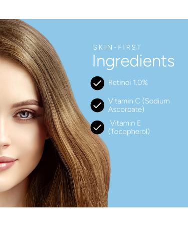 Rachel Moayer 1% Tretinol PM Rejuvenation Serum Anti Aging Serum for Women Rejuvenate Face Serum Ideal for Fine Lines & Wrinkles Skin Firming Serum for Face Exfoliates To Help Refine Tone & Texture - Buy Online on GoSupps.com