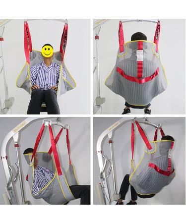 Toileting Patient Lift Sling Transfer Belt Full Body Patient Lift Sling with Four Point Support Full Body Sling for Transfer from Bed to Wheelchair Recliner Maximum Load Bearing 510 LbsV M - Buy Online on GoSupps.com