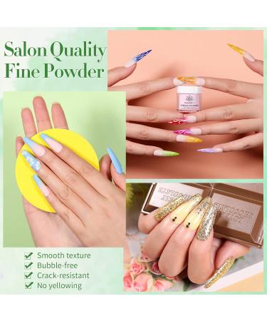 BORN PRETTY Acrylic Powder Set - 36 Colors Professional Nail Art Kit for All Seasons - 3D Acrylic Powder for French Nail Extensions - Buy Online on GoSupps.com
