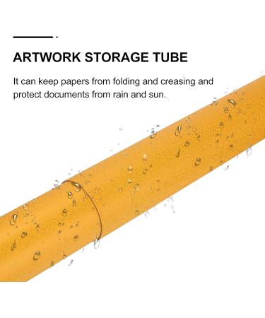 Milisten Poster Tube Portable Expandable Blueprint Drafting Document Art Storage Hard Tube Calligraphy Painting Tubes Paper Drawing Mailing Tubes B 35X6cm - Buy Online on GoSupps.com