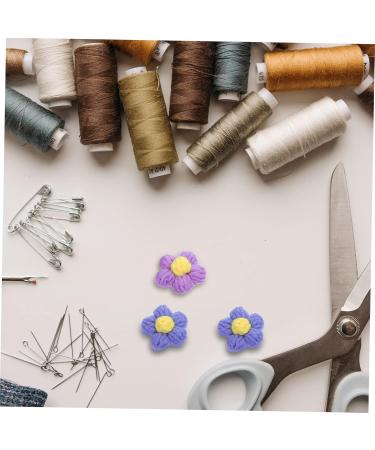 STOBOK 30 Pcs Hairpin Accessories Girls Clothes Crocheted Flowers Diy Headdress Self Made Phone Case Child - Buy Online on GoSupps.com