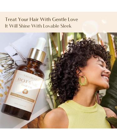 YANIBEST Botanic Hair Oil | 100% Natural Nourishing & Strengthening Formula | Moisturizes & Prevents Split Ends | 2.03 Fl Oz - International Shipping Available - Buy Online on GoSupps.com