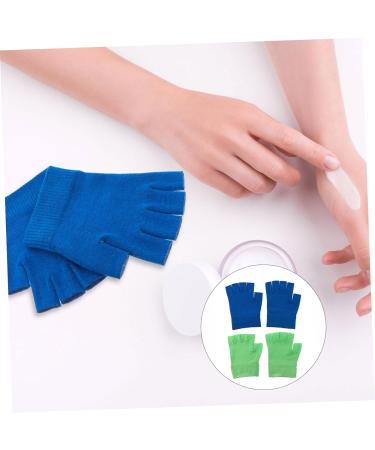 FRCOLOR 6 Pairs Gel Gloves Half Finger Spa Gloves Hand Gel Moisturizing Gloves Sleeping Gloves Gel Cotton Moisturizing Gloves Winter Gloves Miss Heel Socks Essential Oil Knitting - Buy Online on GoSupps.com