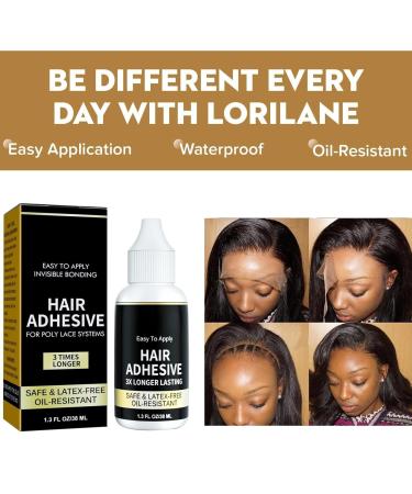 TBeautfave Wig Glue Lace Front Waterproof Lace Wig Glue Hair Adhesive Glue Hair Glue for Wigs Strong Hold Invisible Bonding Adhesive Hair Glue for Wigs Latex-Free and Oil-Resistant Hair Adhesive 1 - Buy Online on GoSupps.com