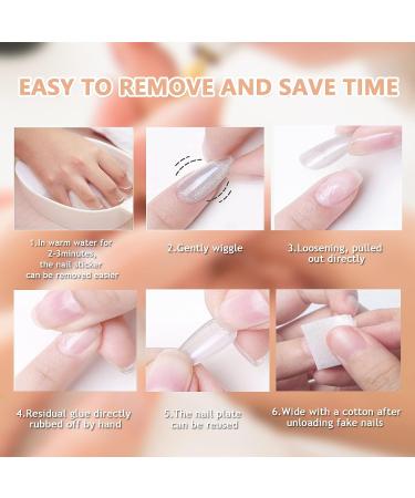 Gakonp Nail Adhesive Tabs 720Pcs - Waterproof & Breathable Double Sided Nail Glue Stickers for DIY Manicure - Buy Online on GoSupps.com