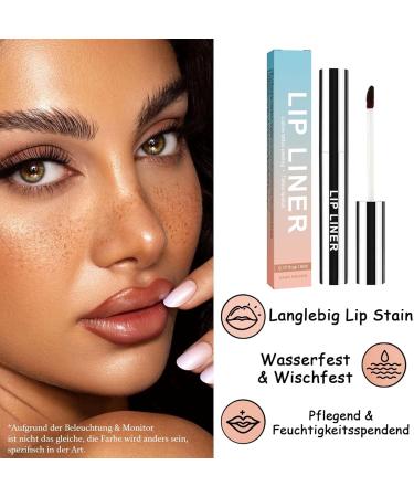  EONFAVE Peel Off Removable Lip Liner Dark Brown Waterproof Long Lasting Lip Liner High Pigment for Women - Buy Online on GoSupps.com