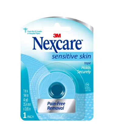 Nexcare Sensitive Skin Low Trauma Tape 1 X 144 Inch - 1 Ea