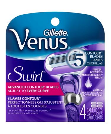 Gillette Venus Women's Swirl 4-Cartridges - Smooth and Precise Shaving - Buy Online on GoSupps.com