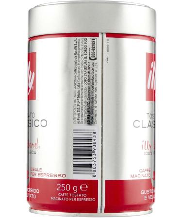  illy Illy Caffe' Mocha Strong Roast Ground Coffee 250g - Buy Online on GoSupps.com