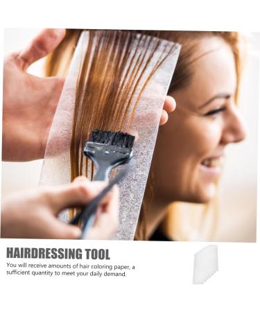 Ipetboom 50 Sheets Highlight Stickers Hair Dye Paper Hair Coloring Hair Dye Tools Foam Hair Dye Hair Dying Paper Bubble Hair Dye Hair Dye Foam Hair Salon Supplies White - Buy Online on GoSupps.com