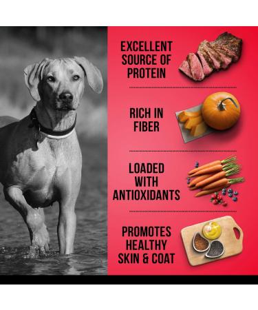 Zoe Grain Free Dog Food (Beef with Peas & Pumpkin 5 kg) and Zoe Dental Sticks (Antioxidant Cinnamon Flavor 6.6 oz) | Dog Food Bundle - Buy Online on GoSupps.com