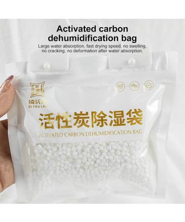 Moisture Remover for Rooms | Cabinet Moisture Absorber 4.58 oz | Heart-Shaped 130g | 5 Bags of Effective Drying Agents - Buy Online on GoSupps.com