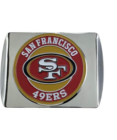 San Francisco 49ers NFL Chrome Hitch Cover | 3D Team Logo by FANMATS | Round Metal Design | Easy Installation | Ideal Gift for Die-Hard Fans - Buy Online on GoSupps.com