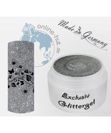 5ml UV Exclusive Mirror Sparkle Glitter Gel - Silverstar | Premium Craft & Nail Art Supplies - International Shipping Available - Buy Online on GoSupps.com