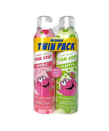 B ubble Foam Soap Twin Pack Rotating Colors and Scents 8 oz Each (Pack of 02)