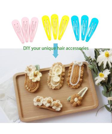 120Pcs Snap Hair Clips - 2 Inch Metal Barrettes in 40 Assorted Colors for Girls, Women, Kids - No Slip Hair Accessories in Cute Candy Colors - Buy Online on GoSupps.com