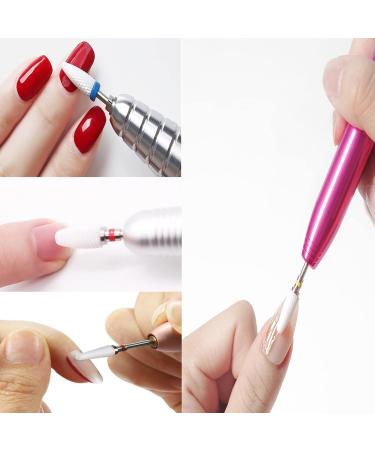 YUEMING 5pcs Ceramic Nail Drill Bits Set - Professional Cuticle Clean & Gel Removal Kit - 3/32 Safety Grinding Wheel for Manicure & Pedicure - Buy Online on GoSupps.com