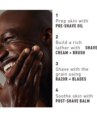 Bevel Men's Starter Shaving Kit with Safety Razor, Shaving Brush, Stand, Cream, Oil, Balm, and 20 Blades - Buy Online on GoSupps.com