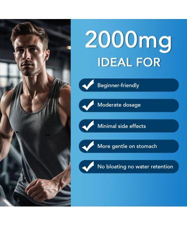 Creatine HCL Gummies 2000mg Fast Absorbing Creatine HCL for Strength & Recovery Easy-to-Take, Great-Tasting Creatine Gummies for Athletes & Fitness Enthusiasts ,More Gentle on Stomach Blueberry 60 Count (Pack of 1) - Buy Online on GoSupps.com