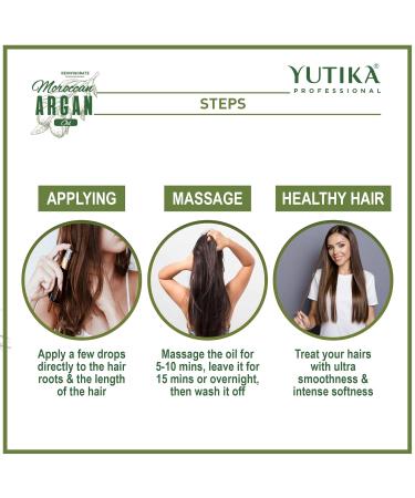 Yutika Professional Moroccan Argan Oil for Men & Women - 30ml (1.01 Fl Oz) - Nourishing & Hydrating Skin & Hair - Buy Online on GoSupps.com