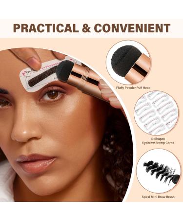 Multipurpose Eyebrow Stamp Stencil Kit - Waterproof & Smudge-proof | Shop Now - Buy Online on GoSupps.com