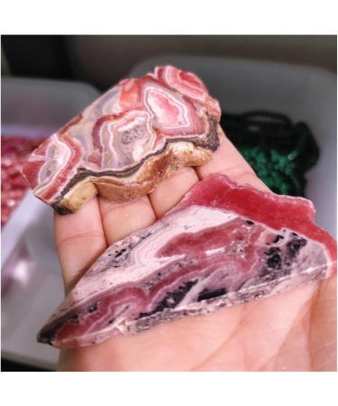 Natural Raw Rhodochrosite Crystal Slab Gemstones Specimens Flat Slices Yoga Decor Indie Jewelry Expensive Stones (Size : 35-50g a pc) - Buy Online on GoSupps.com