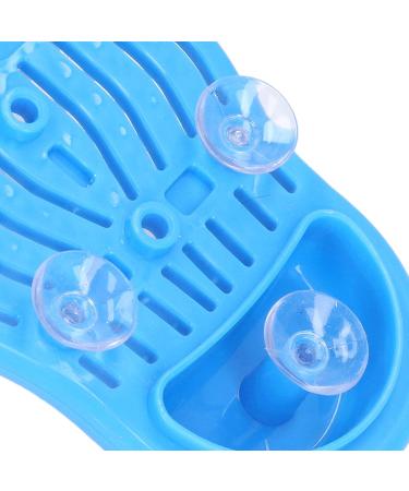 Shower Foot Scrubber for Simple Feet Cleaning Foot Washer for Shower Floor Mat with Suction Cups Removes Dead Skin Improves Relieves Pressure Blue - Buy Online on GoSupps.com