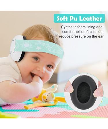Zeroto Baby Ear Defenders - Soft Adjustable Ear Protection for Children (3 Months to 2 Years) | 25dB NRR - Green - Buy Online on GoSupps.com