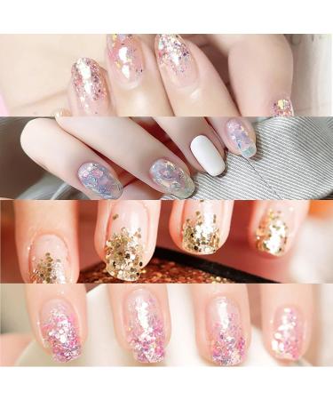 VEGCOO Nail Art Glitter Sequins Powder Set - 36 Pots Holographic & Chunky Glitter for Nails, Body, Face - Crafting & Scrapbooking Supplies - Buy Online on GoSupps.com