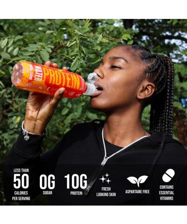 Warrior Protein Water 10g 12 x 500ml Collagen Peptides Hydrate Sports Drink Less Than 50 Calories per Serving Contains Essential Vitamins Aspartame Free (Berry) Berry 500 ml (Pack of 1) - Buy Online on GoSupps.com
