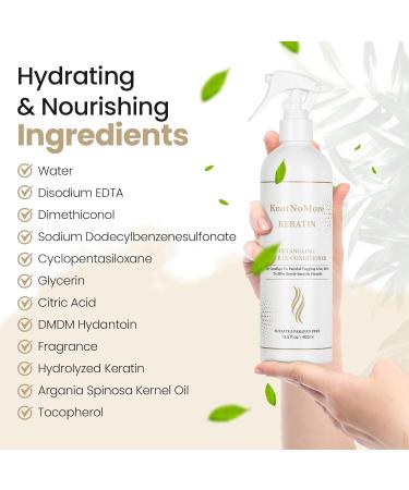 Daily Leave-in Detangler & Moisturizer for Dry Tangle-Prone Matted Frizzy Hair | Adds Shine & Heat Protection with Vitamin B5 | Suitable for All Hair Types Sulfate & Silicone-Free. - Buy Online on GoSupps.com