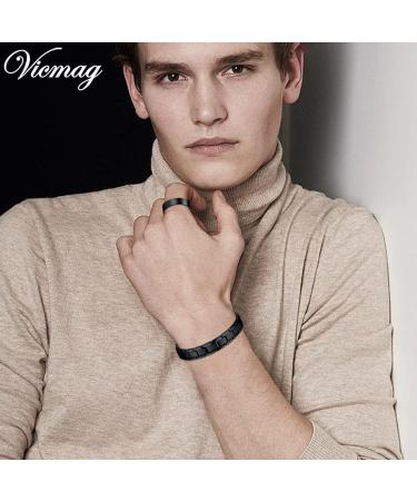 Vicmag Lymphatic Drainage Mat - Titanstahl Magnetic Hardship Tool with Adjustable Strength & Gift Box (Single-Row Black) | Premium Wellness Solution - Buy Online on GoSupps.com