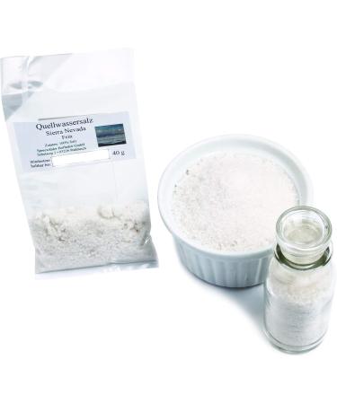  Feine W rze Sierra Nevada Unrefined Spring Water Salt rich in minerals Andalusia Spain finely spiced 40g - Buy Online on GoSupps.com