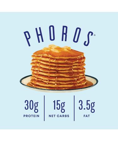 Phoros Nutrition Protein Pancake & Waffle Mix - 30g Whey Protein, Low Carb, High Protein, Keto-Friendly - Just Add Water (Original) - Buy Online on GoSupps.com