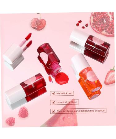 4 PCS Lip Glaze Set - Natural Formula Long-lasting Waterproof Lip Gloss & Fruit-Flavored Lip Stain for Daily Use - Shop Internationally - Buy Online on GoSupps.com