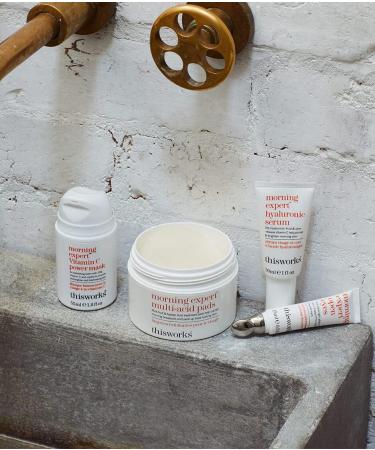 Morning Expert Multi-Acid Pads - Exfoliating Face Pads Enriched with Witch Hazel, AHAs, and Vitamin B3 - 60 Pads - Buy Online on GoSupps.com