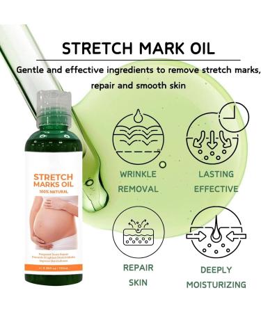 Body Oil for Women - Body Skin Care - Body Oil for Stretch Marks Removal - Moisturizing Firming Nourishing Body Oil - Stretch Mark Oil - Reduce Fine Lines & Restore Skin Elasticity - Mum to Be Gifts - Buy Online on GoSupps.com