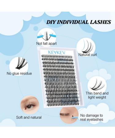300 Pcs DIY Lash Extension Cluster Lashes | Volume Dramatic Look | Self Application at Home | Individual Lashes 9-16mm | C-Mix (30D C-9-16mix) - Buy Online on GoSupps.com