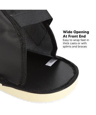 Buy Foot Cast Shoe | Fracture Gypsum Walking Boot | Anti-Skid Faux Leather Post-Op Shoe for Easy Recovery (L) - International Shipping Available - Buy Online on GoSupps.com