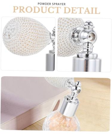 MAGICLULU 1pc Body Air Bag Powder Decor Glass Perfume Bottle Powder Spraying Tool Highlight Powder Eye Shadow Golden medium - Buy Online on GoSupps.com