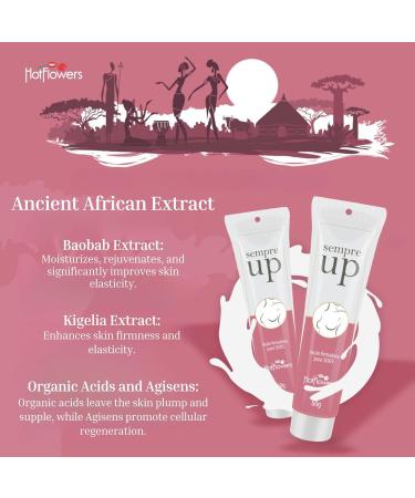 HOT FLOWERS Always Up Breast and Buttock Firming Cream - 60g | Instant Lift Enhanced Elasticity & Natural Moisturizer for All Skin Types - Buy Online on GoSupps.com