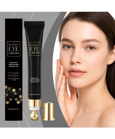  Jingmiger Eye Cream - 20g Non-Greasy Eye Cream Moisturizing Lotion for Skin | For All Skin Types Women and Men Daily Use Travel Home Work Makeup - Buy Online on GoSupps.com