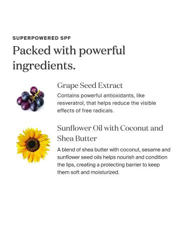 Supergoop! Lipscreen SPF 40 - Reef-Friendly Water-Resistant Lip Gloss | Broad Spectrum SPF Lip Balm with Grape Seed Extract & Sunflower Seed Oil - 0.34 fl oz - Buy Online on GoSupps.com