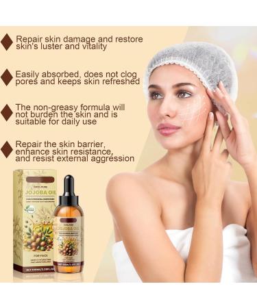 Organic Jojoba Oil Cold Pressed 100% Pure World Natural Jojoba Oil Vegan for Skin Nails Hand Body and Face 100 ml Vitamin C Oil Soothes Sensitive Skin Suitable for All Skin Types - Buy Online on GoSupps.com